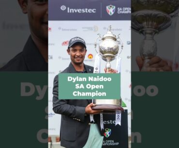 Dylan Naidoo Battling Wind and Rain on the Course | Investec SA Open