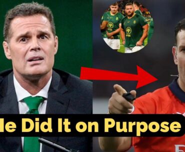 Springboks Vs All Blacks: Rassie Erasmus EXPOSES Referee Karl Dickson Mistakes
