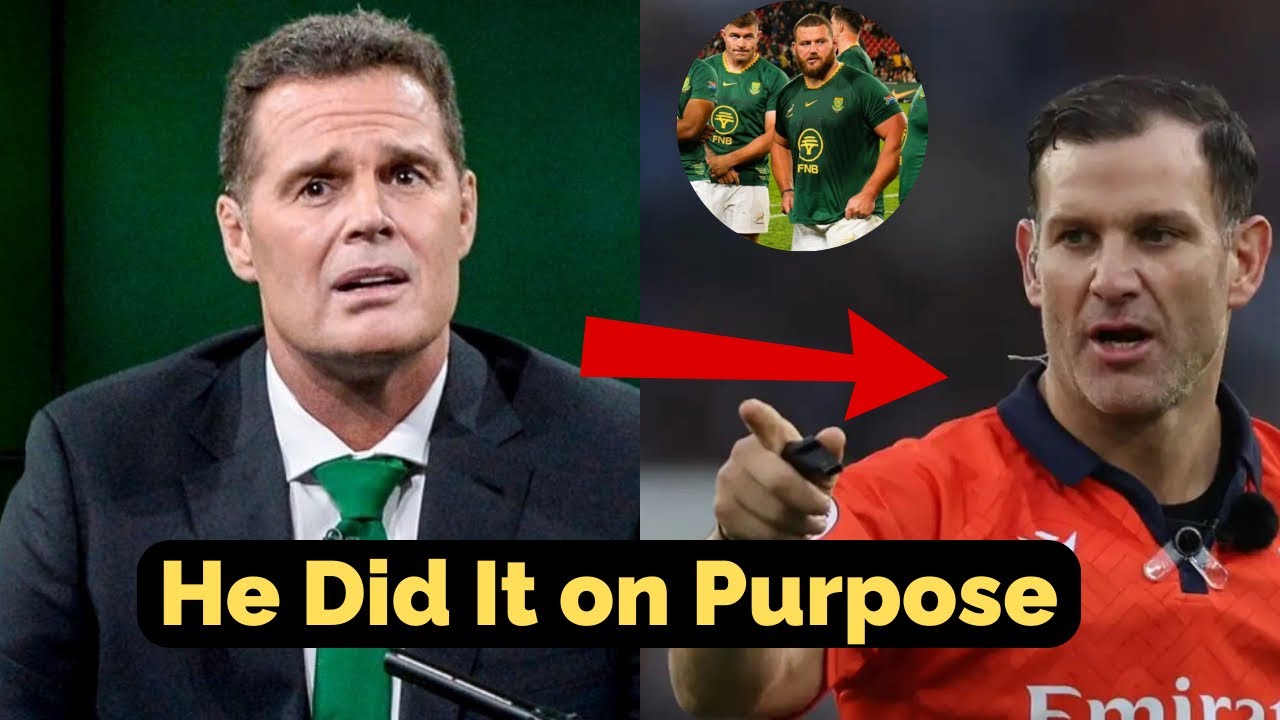 Springboks Vs All Blacks: Rassie Erasmus EXPOSES Referee Karl Dickson Mistakes Springboks Vs All Blacks: Rassie Erasmus EXPOSES Referee Karl Dickson Mistakes