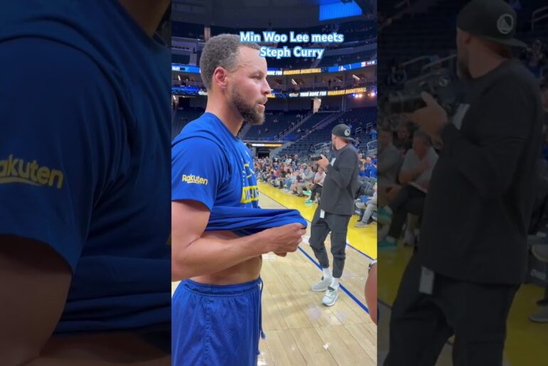 Australian professional golfer Min Woo Lee met Steph Curry #MinWooLee #stephencurry Australian professional golfer Min Woo Lee met Steph Curry #MinWooLee #stephencurry