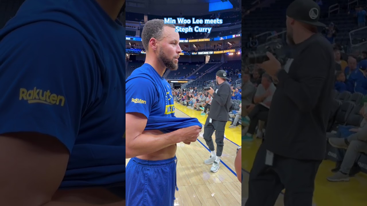 Australian professional golfer Min Woo Lee met Steph Curry #MinWooLee #stephencurry Australian professional golfer Min Woo Lee met Steph Curry #MinWooLee #stephencurry