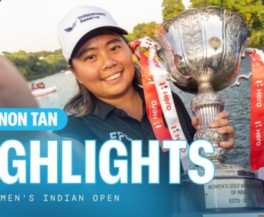 Shannon Tan | Final Round Highlights | 67 (-5) | Hero Women’s Indian Open Shannon Tan | Final Round Highlights | 67 (-5) | Hero Women's Indian Open