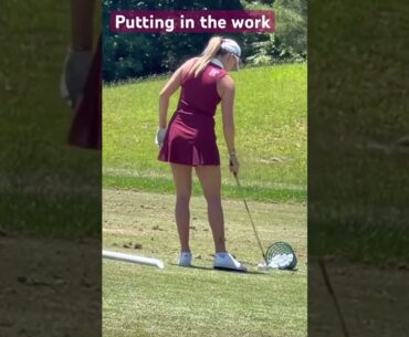 On the range getting better. #golfswing #girlgolfers #golfgear #golfer On the range getting better. #golfswing #girlgolfers #golfgear #golfer