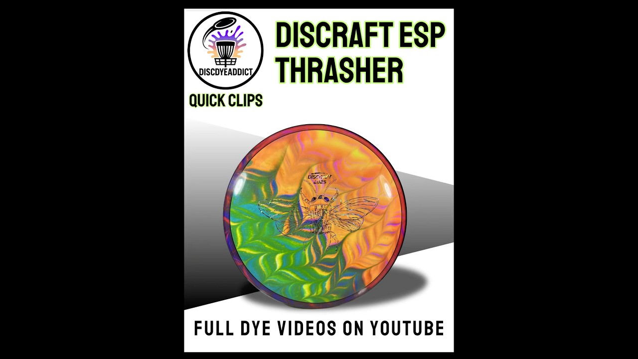 Discraft ESP Thrasher Floetrol dye #discgolfdye #discgolf #discdyes #discdyeing Discraft ESP Thrasher Floetrol dye #discgolfdye #discgolf #discdyes #discdyeing
