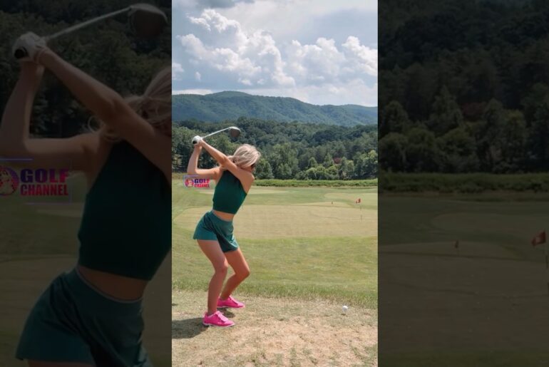 Amazing Golf Swing you need to see | Golf Girl awesome swing | Golf shorts | Sarah Lillian Amazing Golf Swing you need to see | Golf Girl awesome swing | Golf shorts | Sarah Lillian
