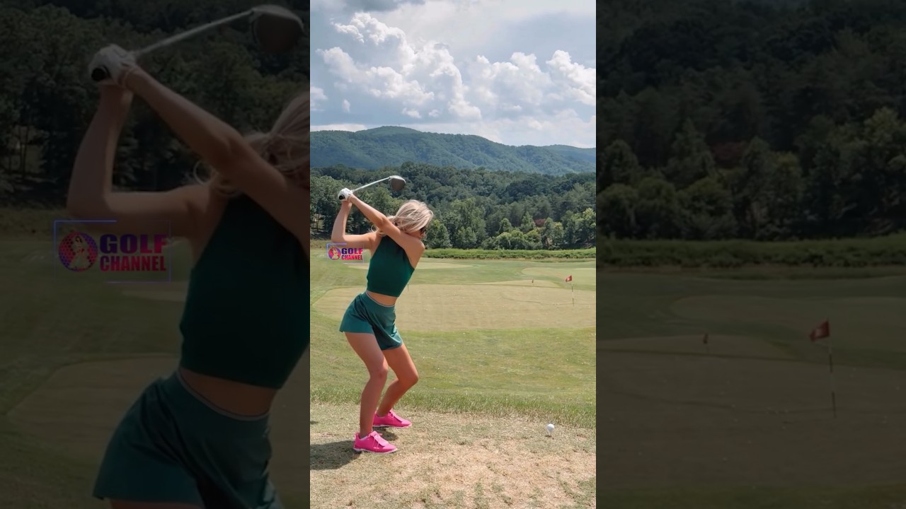 Amazing Golf Swing you need to see | Golf Girl awesome swing | Golf shorts | Sarah Lillian Amazing Golf Swing you need to see | Golf Girl awesome swing | Golf shorts | Sarah Lillian