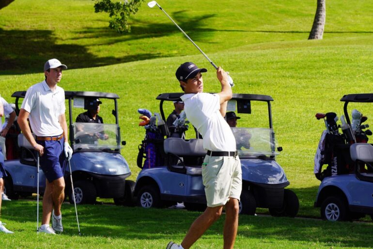 Barnes Fires 3-Under 68 is Tied for 24th at Ka’anapali Classic by OUTRIGGER University of Hawaii Logo