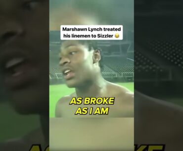 Back in high school, Marshawn Lynch was hyped to take his line to Sizzler #shorts