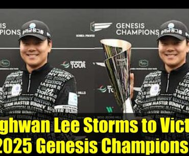 Junghwan Lee Storms to Victory at 2025 Genesis Championship | DP World Tour Highlights Junghwan Lee Storms to Victory at 2025 Genesis Championship | DP World Tour Highlights