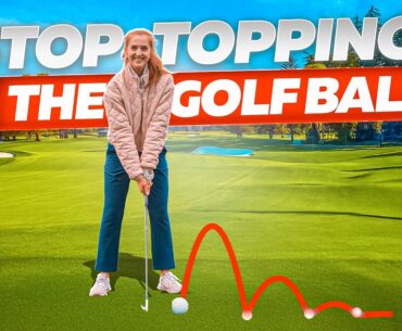STOP Topping The Golf Ball - Easy Golf Lesson