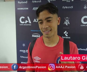 Lautaro Giaccone: “Merecemos estar donde estamos” Lautaro Giaccone: "Merecemos estar donde estamos"