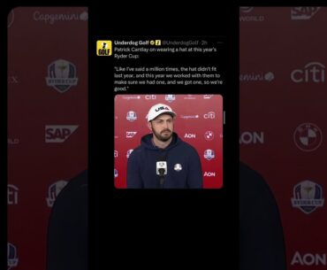 Patrick Cantlay | Team USA Ryder Cup 2025 Hat | #zachriddlegolf #golf #rydercup #rydercup2025
