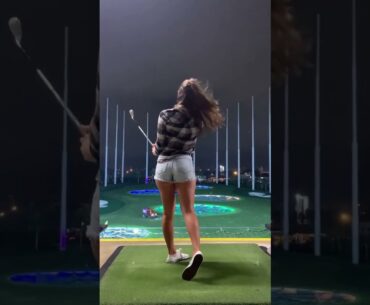 Hot Women Golf Shorts | Golf Swing Basics | Juju swing Golf | #golf#shorts #golfswing