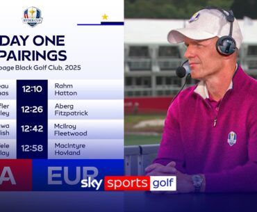 "We're embracing it!" 💪 Luke Donald explains his Friday foursomes selections 🔍