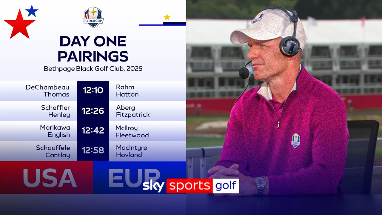 “We’re embracing it!” 💪 Luke Donald explains his Friday foursomes selections 🔍 "We're embracing it!" 💪 Luke Donald explains his Friday foursomes selections 🔍