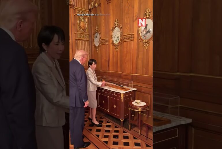 Japanese PM Sanae Takaichi Gifts Trump Signed Golf Equipment During Visit Japanese PM Sanae Takaichi Gifts Trump Signed Golf Equipment During Visit