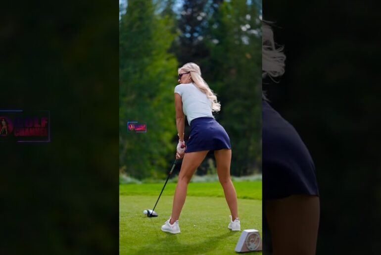 Amazing Golf Swing you need to see | Golf Girl awesome swing | Golf shorts | Summer Amazing Golf Swing you need to see | Golf Girl awesome swing | Golf shorts | Summer
