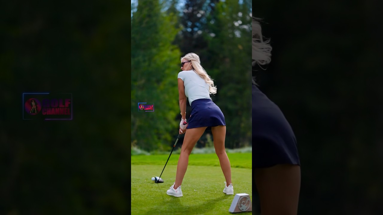 Amazing Golf Swing you need to see | Golf Girl awesome swing | Golf shorts | Summer Amazing Golf Swing you need to see | Golf Girl awesome swing | Golf shorts | Summer