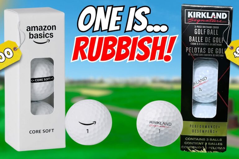 Amazon Basics Golf Ball vs Kirkland Costco - SHOCKING RESULTS!