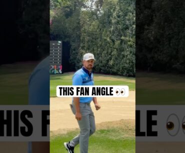 This fan angle of Bryson driving the green and sinking an eagle is ELITE 😍 #golf #LIVGolf #bryson