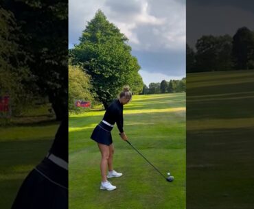 Amazing Golf Swing you need to see | Golf Girl awesome swing | Golf shorts | Steph Wellington