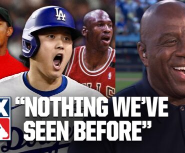 Magic Johnson compares Shohei Ohtani to Tiger Woods & Michael Jordan: ‘He’s in Rarified air’ Magic Johnson compares Shohei Ohtani to Tiger Woods & Michael Jordan: 'He's in Rarified air'