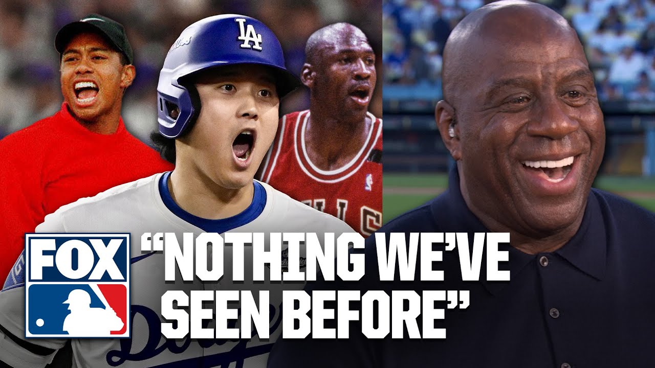 Magic Johnson compares Shohei Ohtani to Tiger Woods & Michael Jordan: ‘He’s in Rarified air’ Magic Johnson compares Shohei Ohtani to Tiger Woods & Michael Jordan: 'He's in Rarified air'