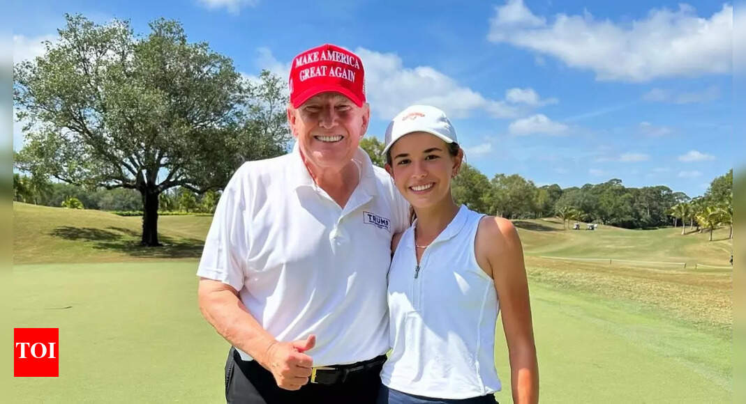 Donald Trump’s granddaughter Kai Trump turns heads with bold LPGA Tour debut at The Annika in Florida | International Sports News Donald Trump’s granddaughter Kai Trump turns heads with bold LPGA Tour debut at The Annika in Florida | International Sports News