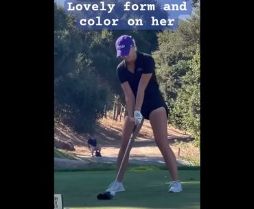 Great drive and legs ! #golf #golftechnique #girlgolfers Great drive and legs ! #golf #golftechnique #girlgolfers