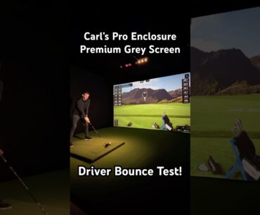 Carl’s Place PRO Golf Simulator Enclosure: Driver Test & Review! Carl’s Place PRO Golf Simulator Enclosure: Driver Test & Review!