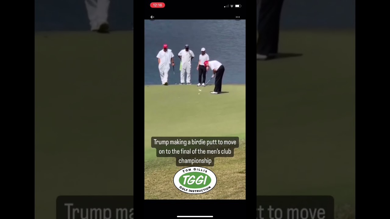 Donald Trump makes putt to win AGAIN! #trump #golf Donald Trump makes putt to win AGAIN! #trump #golf