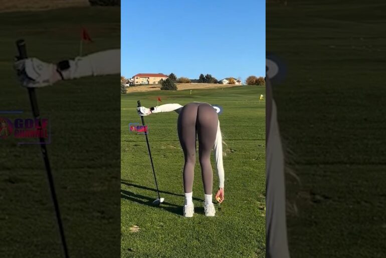 Amazing Golf Swing you need to see | Golf Girl awesome swing | Golf shorts | Morgan Rae