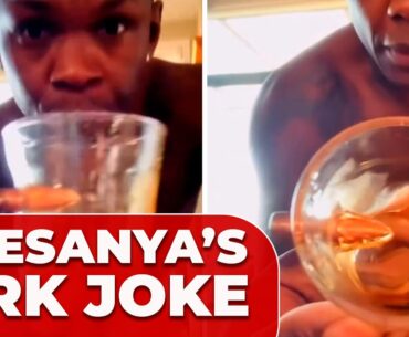 ISRAEL ADESANYA makes controversial ‘BLACK’ JOKE about CHARLIE KIRK