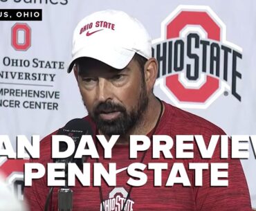 WATCH: Ryan Day discusses Ohio State vs Penn State: Buckeyes renew rivalry after bye week WATCH: Ryan Day discusses Ohio State vs Penn State: Buckeyes renew rivalry after bye week
