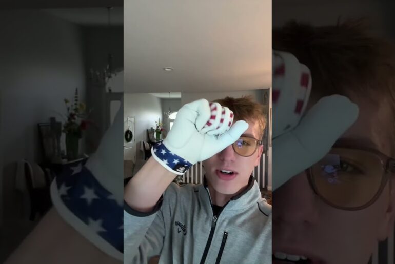 Best looking golf glove on the course Best looking golf glove on the course