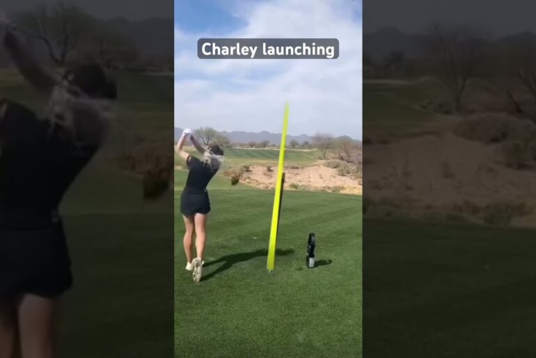 She bombed that one. #girlgolfers #golf #golfswing She bombed that one. #girlgolfers #golf #golfswing