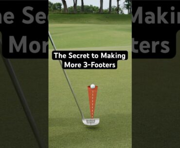 Never miss a 3-footer with this simple strategy for short putts. Never miss a 3-footer with this simple strategy for short putts.