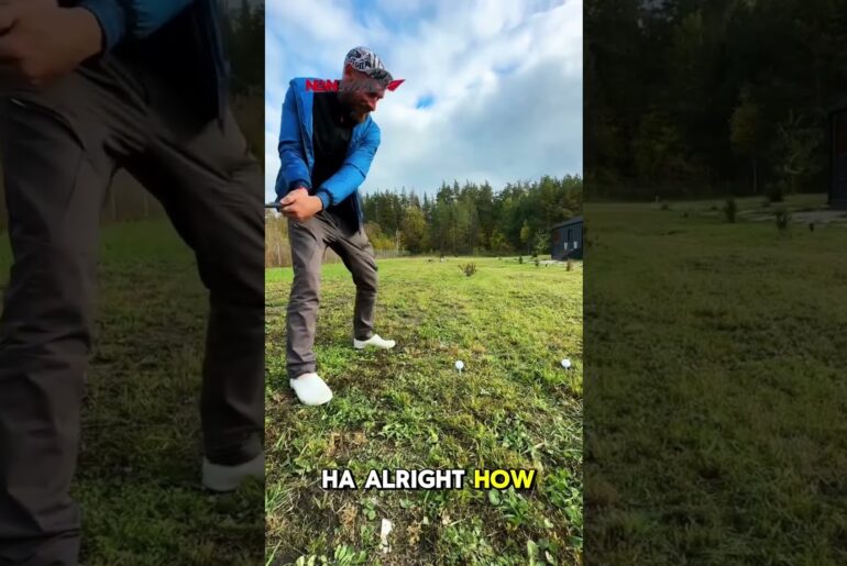 Как Дональд Трамп! 🇺🇸 Гольф в Воронеже! ⛳ Хороший замах! 😉 #влог #спорт