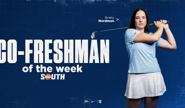 Nordman Earns Big South Co-Freshman of the Week Honors Nordman Earns Big South Co-Freshman of the Week Honors