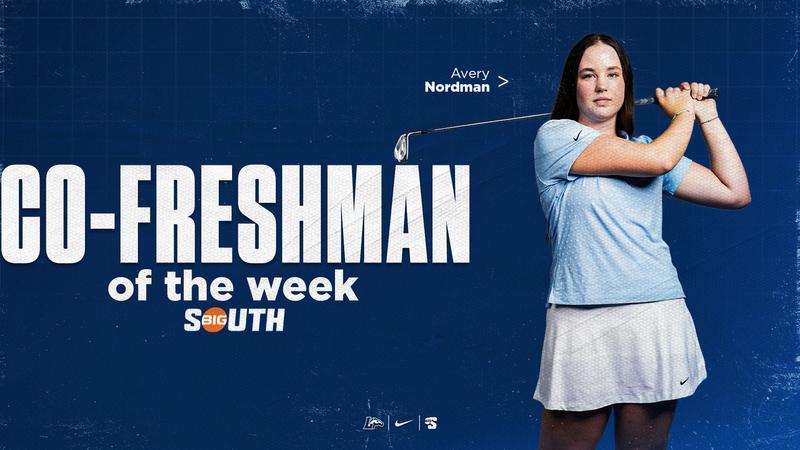 Nordman Earns Big South Co-Freshman of the Week Honors Nordman Earns Big South Co-Freshman of the Week Honors