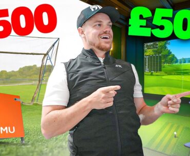 $500 vs $50,000 Golf Simulator!