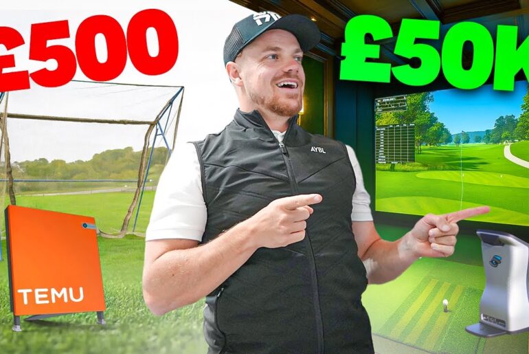 $500 vs $50,000 Golf Simulator!