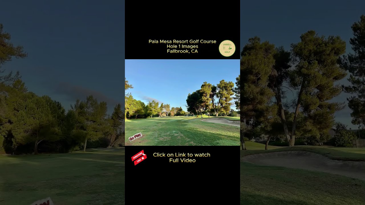 Pala Mesa Resort Golf Course | Hole 1 Images | Fallbrook, Ca | October 2025 Pala Mesa Resort Golf Course | Hole 1 Images | Fallbrook, Ca | October 2025