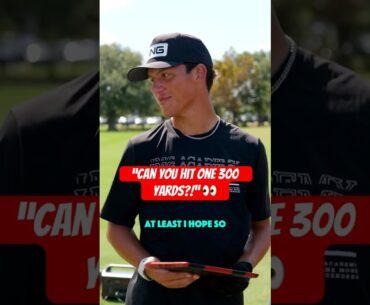 Can this HIGH SCHOOLER hit driver 300+ Yards..? #golf Can this HIGH SCHOOLER hit driver 300+ Yards..? #golf