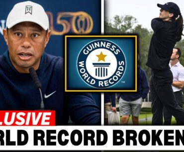 “Tiger Woods Left SPEECHLESS BY Caitlin Clark She Just Broke a Golf WORLD RECORD!”