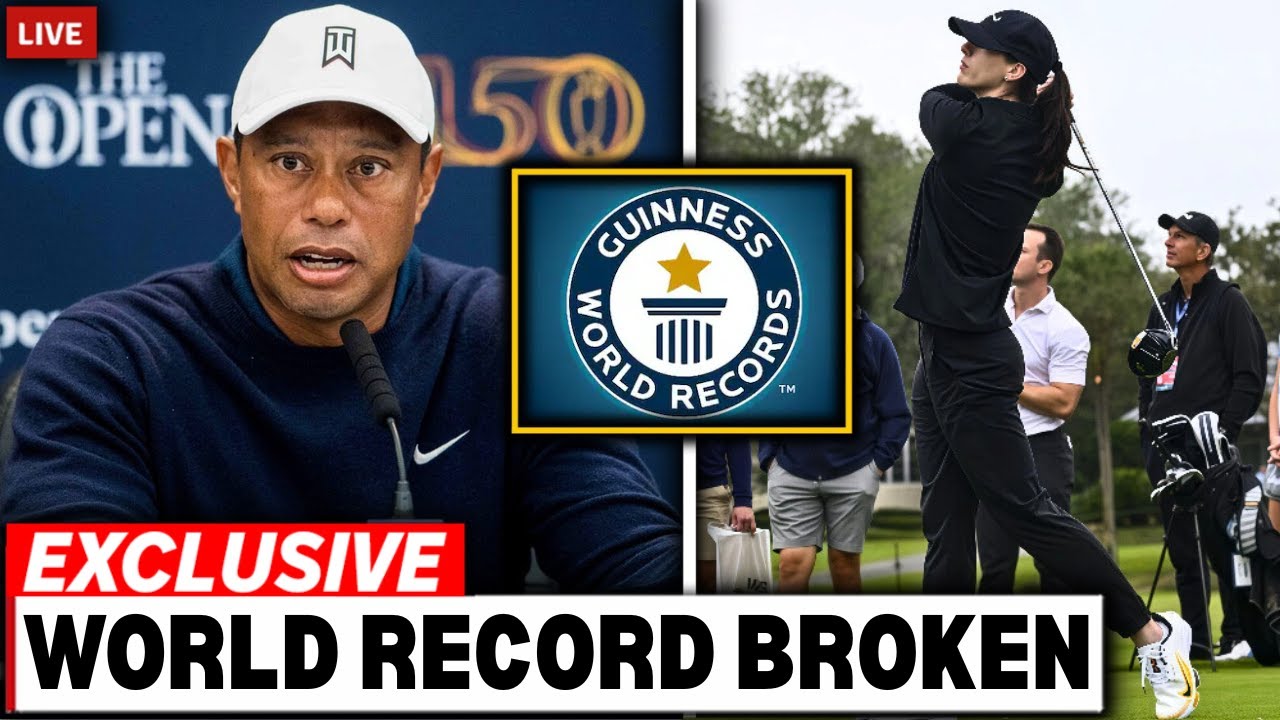 “Tiger Woods Left SPEECHLESS BY Caitlin Clark She Just Broke a Golf WORLD RECORD!” “Tiger Woods Left SPEECHLESS BY Caitlin Clark She Just Broke a Golf WORLD RECORD!”