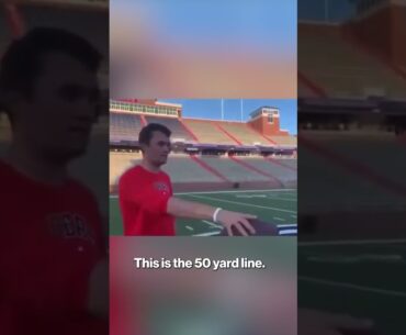 Who knew Charlie Kirk had a deep ball? 🏈 #shorts Who knew Charlie Kirk had a deep ball? 🏈 #shorts