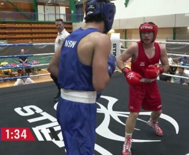 Bout 67 – Youth Mens (Y70 kg) – Oliver Wilson vs Carter Johnson