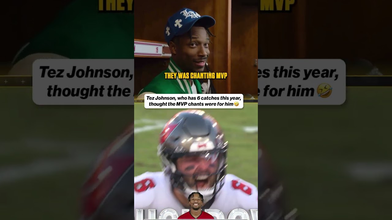 Tez thought he was getting MVP chants 🤣 #nfl #celebration #mvp #flip #buccaneers #tezjohnson Tez thought he was getting MVP chants 🤣 #nfl #celebration #mvp #flip #buccaneers #tezjohnson