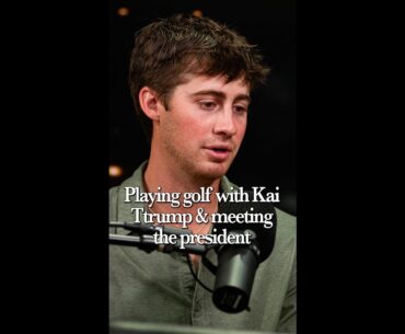 Meeting and playing golf with Kai Trump 🙌 Meeting and playing golf with Kai Trump 🙌